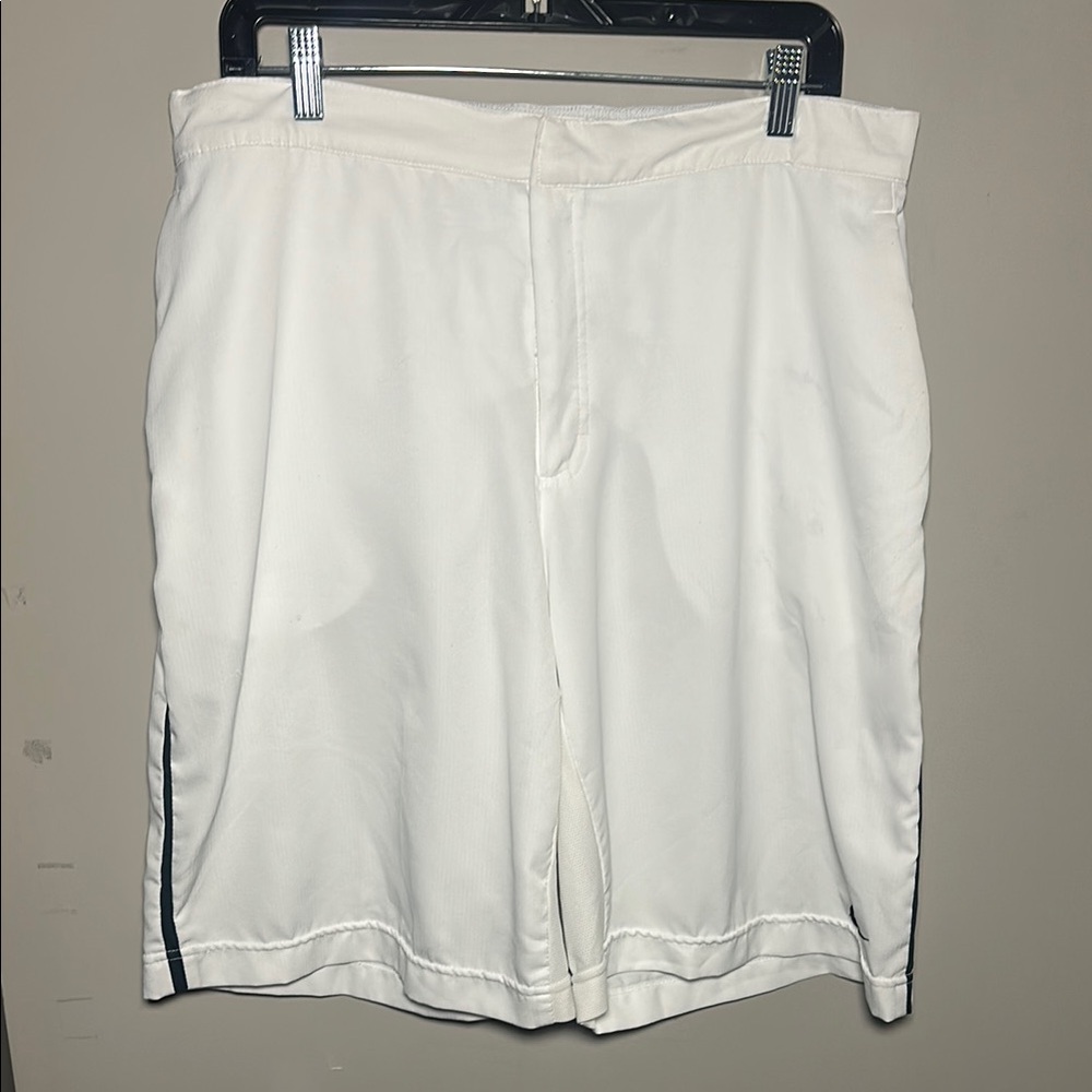 Nike Y2K White Men's Shorts with gray line